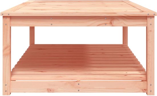 vidaXL Houten Tafel - Tuin Tafel - Tuintafel 121x82,5x45 cm massief douglashout - Buitentafel - Douglas Hout - Tuinset
