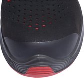 Uvex 1 G2 Sandales pour femmes S1P 68362 Noir, Rouge (68362)- 44 (Weite 11)