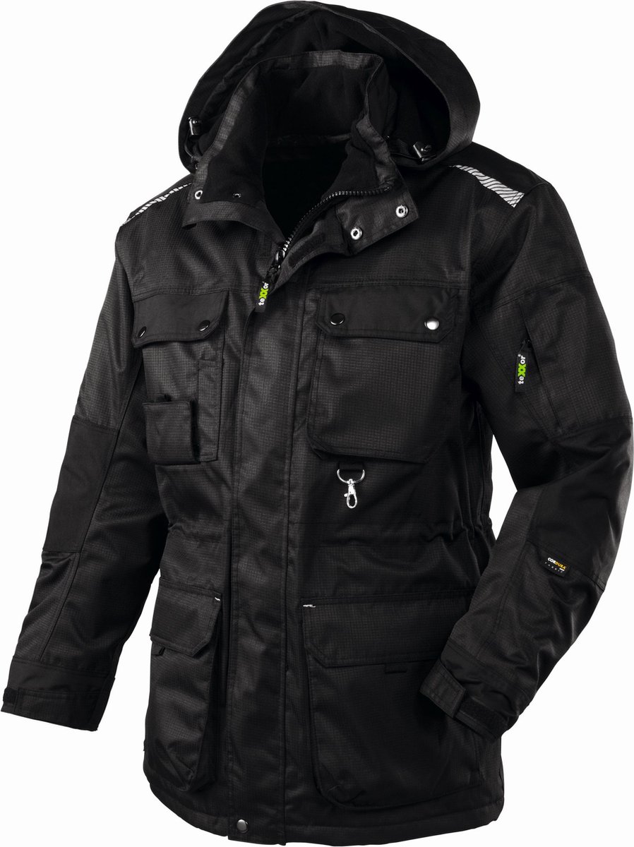 teXXor Wetterschutz-Winterjacke Boston Schwarz-4XL