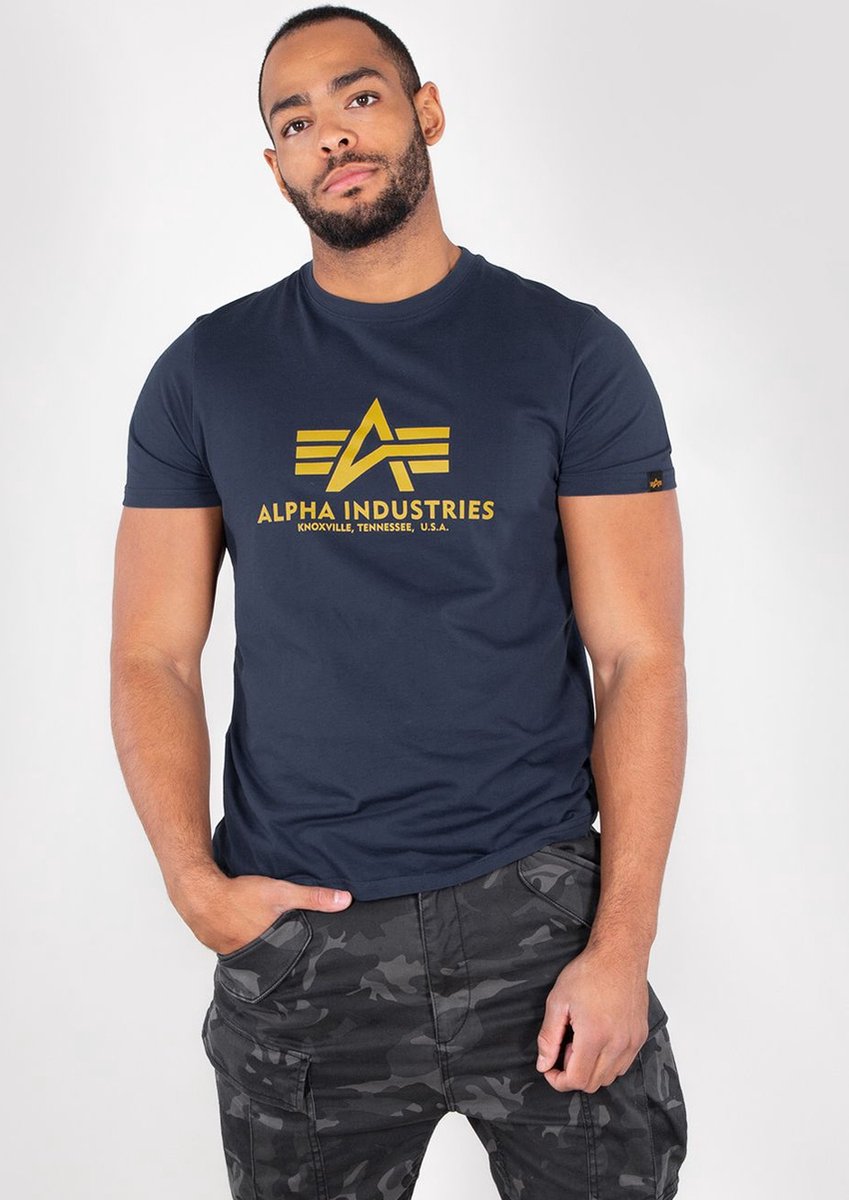 Alpha Industries Basic T-Shirt New Navy-M