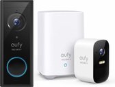 Eufy by Anker Video Deurbel + EufyCam 2C - Inclusief HomeBase 2 - Bundel