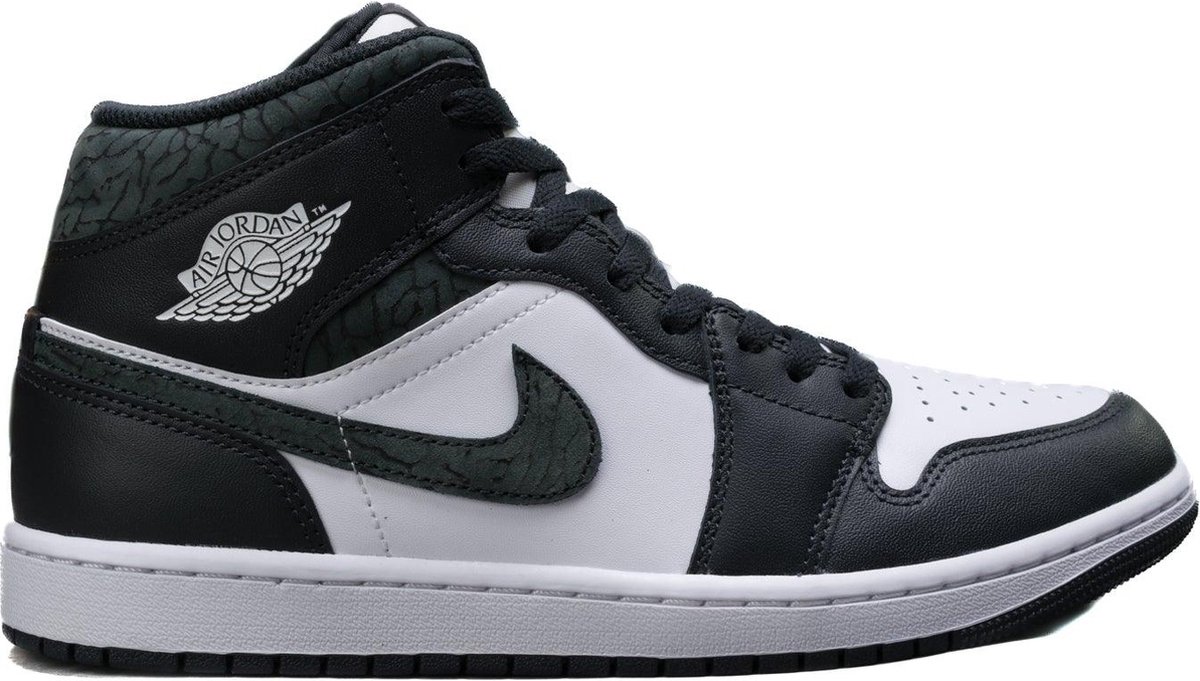 Air Jordan 1 Mid SE Panda Elephant FB9911 001 Maat 42 PANDA Zwart Wit Schoenen bol