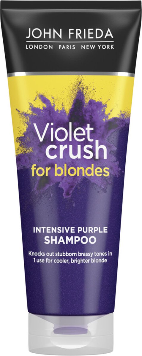 John Frieda - Violet Crush Shampoo Intense Purple - 4 x 250 ml - Voordeelverpakking