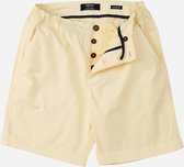 Mr Jac - Slim Fit - Heren - Korte Broek - Shorts - Garment Dyed - Pima Cotton - Geel - Maat L