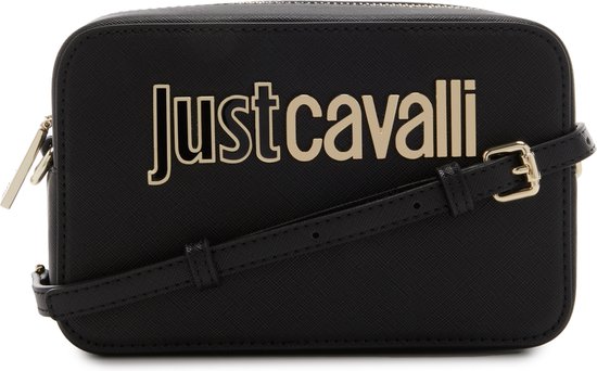 Just Cavalli Metal Dames Crossbody tas Kunstleer - Zwart