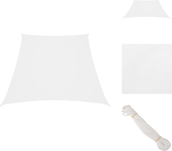 Zonnescherm Voor Tuin 1 x 1.8 m Rechthoek Pes 98% Uv-Bestendig, Waterbestendig Gaasdoek Voor Buiten met 4 Gratis Touwen Van 1, 5 M Voor Patio'S, Achtertuin, Buiten, Creme Kleur