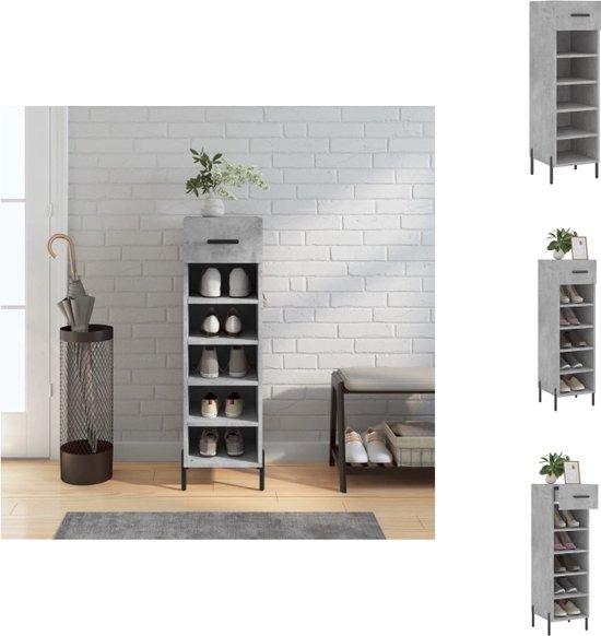 Schoenenkast 80x21x87,5 cm bewerkt hout wit kopen