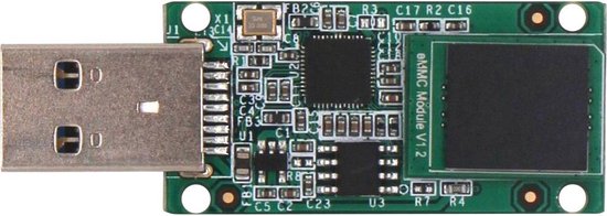 Radxa RockPi_EMMC2USB3.0 Externe geheugenkaartlezer USB 3.2 Gen 1 (USB 3.0) Groen
