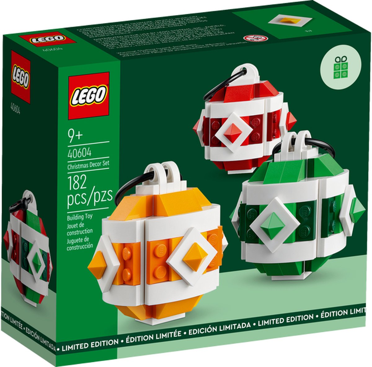 Des boules de Noël LEGO