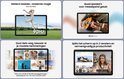 Afbeeldingen van de functies van de Samsung Galaxy Tab A9+ tablet: helder scherm, quad speakers, opslag en split screen.