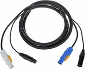 Sommer Cable Monolith1 Power Twist/XLR 2,5m - Combikabel audio, Powercon - XLR, 2.5 mtr.