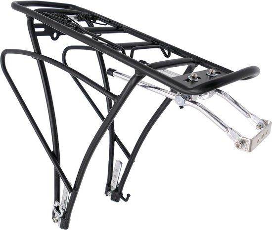 Porte-Bagage Vélo Arrière Rapide - Support 50 Kg Pour VTT 24-29 Pouces | Alliage Aluminium Léger