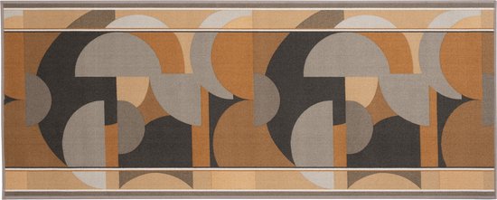 Tapiso – tapis de couloir en caoutchouc antidérapant, marron, Beige, pour couloir, salon, taille 100x300