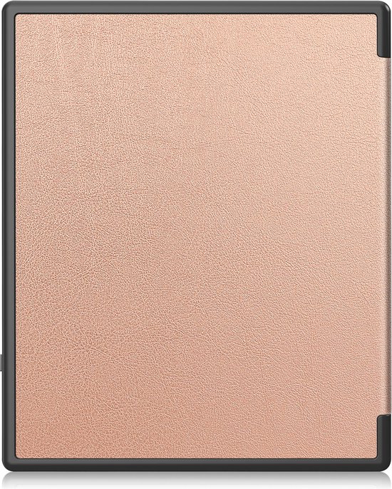 Hoesje Geschikt voor Kobo Elipsa 2E Hoes Book Case Trifold - Hoes Geschikt voor Kobo Elipsa 2E Hoesje Book Cover Met Screenprotector - Rosé Goud van Hoesje  — afbeelding 5