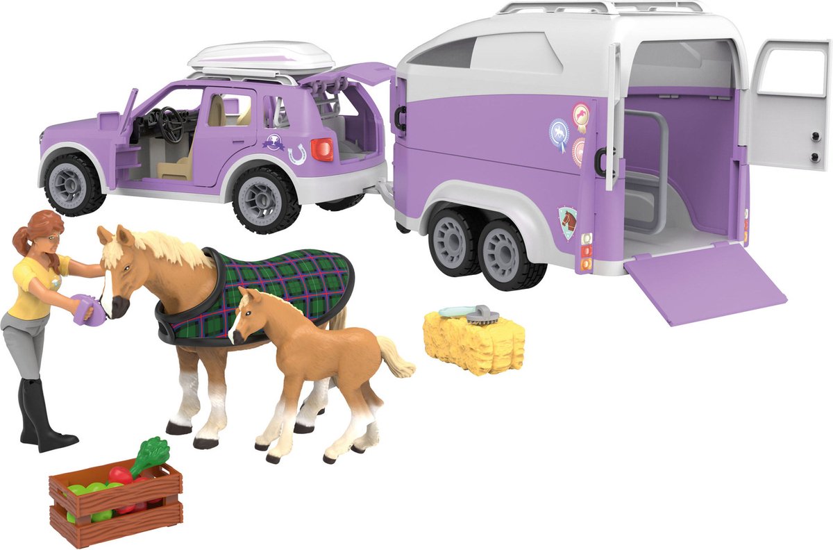 Playtive Dieren speelset met paardentrailer 11 delig + 3 jaar