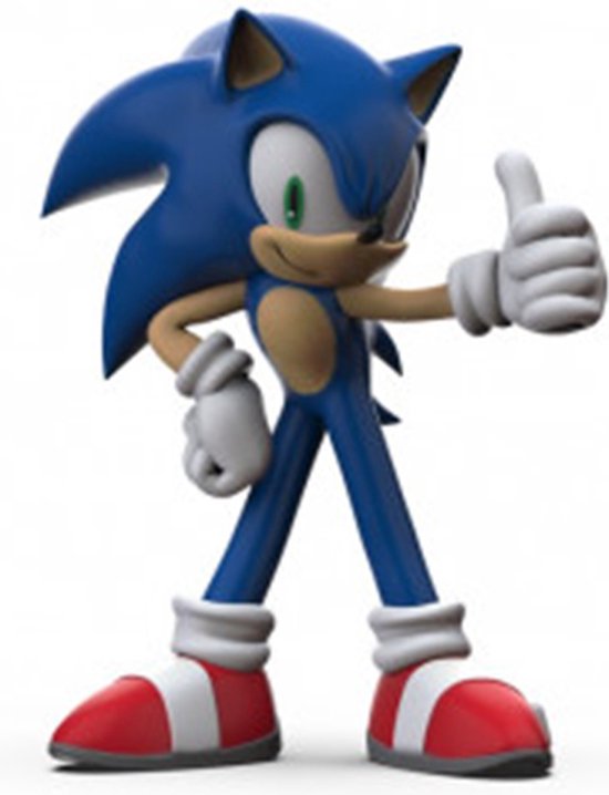 Sonic the Hedgehog - Thumbs up/ Alles oke - Speelfiguur - 9 cm - Blauw - Comansi