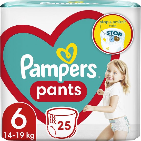 Pampers - Baby Dry Pants - Luierbroekjes - Maat 6 - 25 Stuks