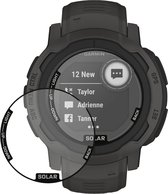 kwmobile Beschermfolie geschikt voor Garmin Instinct 2 Schermbeschermer - 2 x screenprotector smartwatch anti kras