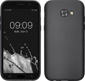 kwmobile telefoonhoesje geschikt voor Samsung Galaxy A5 (2017) - Hoesje voor smartphone - Back cover in metallic grijs
