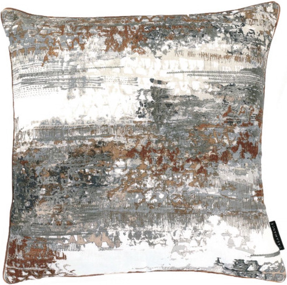 Casamance Kussenhoes Abstraction Grijs