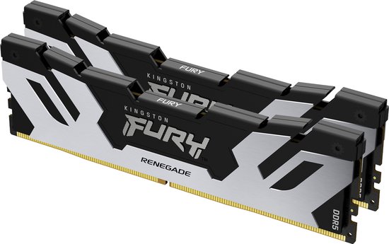 32GB 6800MT/s DDR5 CL36 DIMM (set van 2) FURY Renegade Zilver XMP