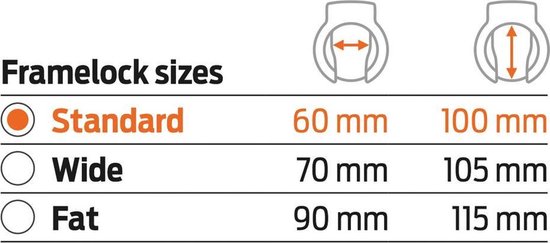 AXA Solid Plus Fietsslot - ART2 - inclusief 140cm insteekketting - Ringslot - Zwart van AXA — afbeelding 4