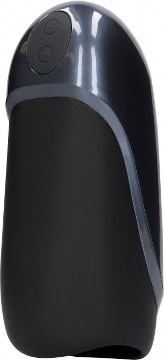 Goedkoopste Vibrating Masturbator Sleeve - Licorice Black
