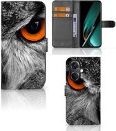 Telefoonhoesje Geschikt voor OnePlus Nord CE 3 Bookcase Uil