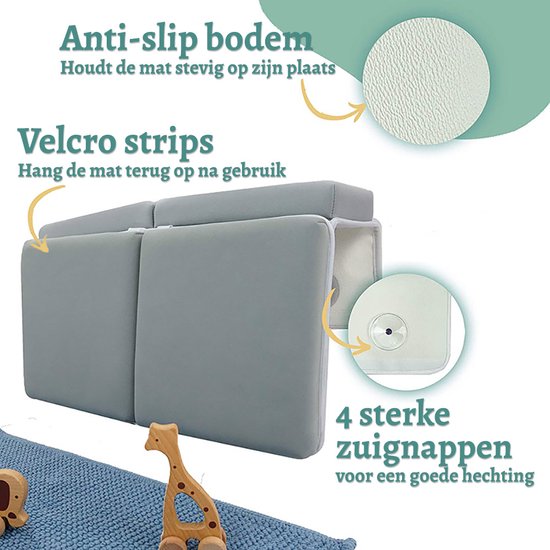 Badspeelgoed Organizer - Badspeelgoed - Badspeeltjes - Met Kniekussen en Ellebogensteun - Badspeelgoed Opbergen - Bad speelgoed - Badspeelgoed baby - Kado - Cadeau - Kerstcadeau van Vegmai — afbeelding 2