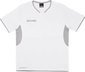 Spalding Shooting Shirt Heren - Wit / Zilver | Maat: XL