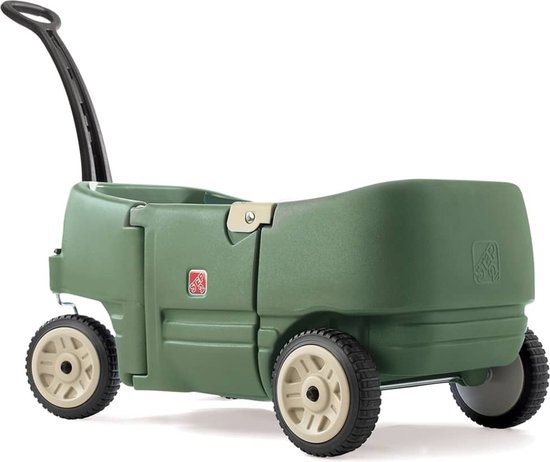 Step2 Wagen for Two Chariot enfant avec 2 sièges - Chariot pour enfants en  vert -... | bol