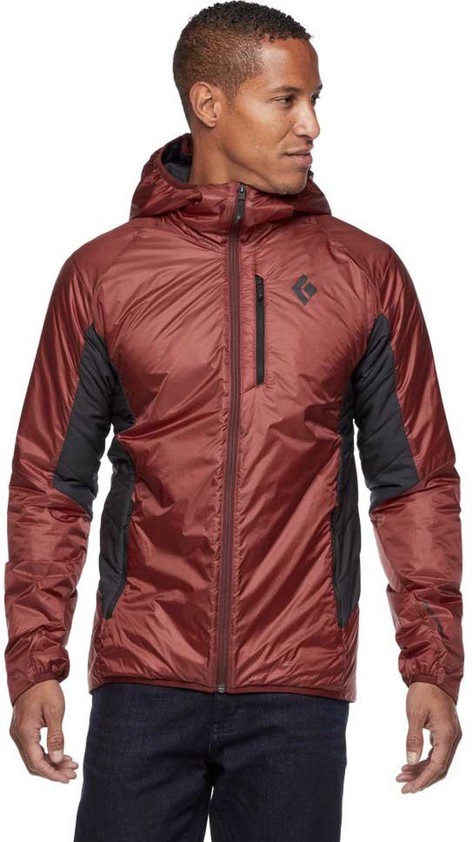 Diamond Vision Hybrid Jas Man Dark Crimson