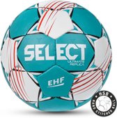 Select Ultimate Replica V22 Handbal - Wit / Turkoois | Maat: 0