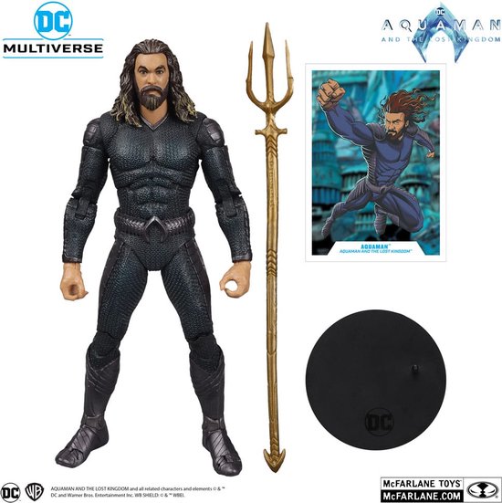 Foto: Aquaman and the lost kingdom dc multiverse action figure aquaman with stealth suit 18 cm