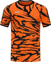 JAKO Shirt Animal Korte Mouw Kind Oranje-Zwart Maat 116