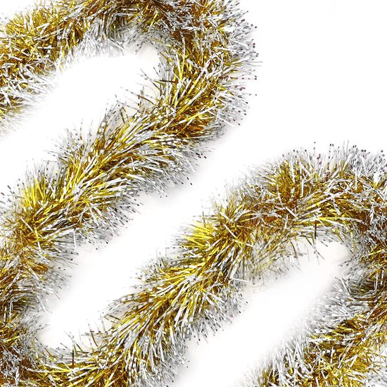 BELLE VOUS 3 stuks kerstslingers 2 m per slinger lametta
