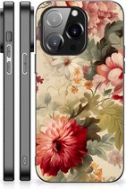 Bloemen Hoesje geschikt voor iPhone 14 Pro Bloemen
