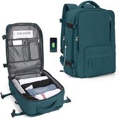 Cabin Bags voor Ryanair Underseat carry-ons Bag Women, Hand Bagage Bag Mannen reizen Backpack Cabin Size Laptop Backpack met USB-oplaadpoortschoenen Compartiment