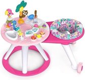 Loopstoel baby - Loopstoel met schommelfunctie - Loopstoeltje baby - Roze
