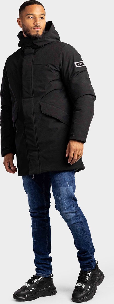24 Uomo Parka Jacket Zwart - M