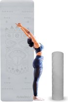 TPE Yoga Mat Extreme Slip Resistance Fitness & Exercise Mat 6mm Non-slip Environmentally Friendly with Travel Strap (blauw)
