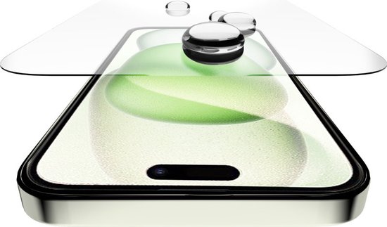 Protecteur d'écran ITSkins compatible avec Apple iPhone 15 Plus Verres | Protection d'écran ITSkins Supreme - Compatible avec les coques et cadre d'installation