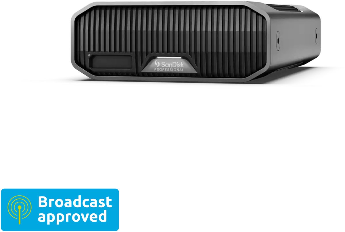 SanDisk Professional 12TB G-DRIVE PROJECT Thunderbolt 3 USB-C (10Gbps) harde schijf