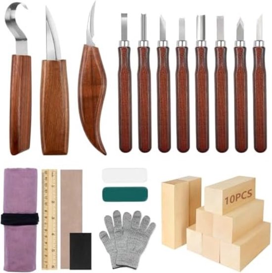 Lot De Couteaux à Sculpter Sur Bois - Neufs - Idéal Débutants Et Pros