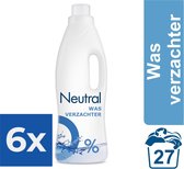 Neutral 0% Wasverzachter - 750 ml - Wasmiddel - Voordeelverpakking 6 stuks