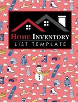 Home Inventory List Template