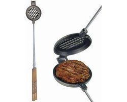 Rome Industries 1505 Hamburger Griller Slotted Cast Iron