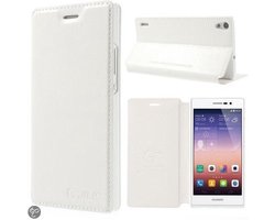 Jilis wallet case hoesje voor Geschikt voor: Huawei Ascend P7 Wit