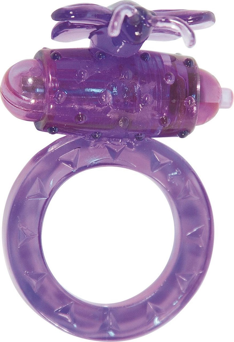 Goedkoopste ToyJoy Flutter-Ring - Cockring - Paars