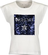 Blue Seven Meisjes T-shirt - wit - Maat 176